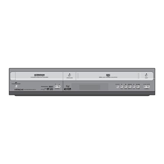 Hitachi DV-RF7U Instruction Manual