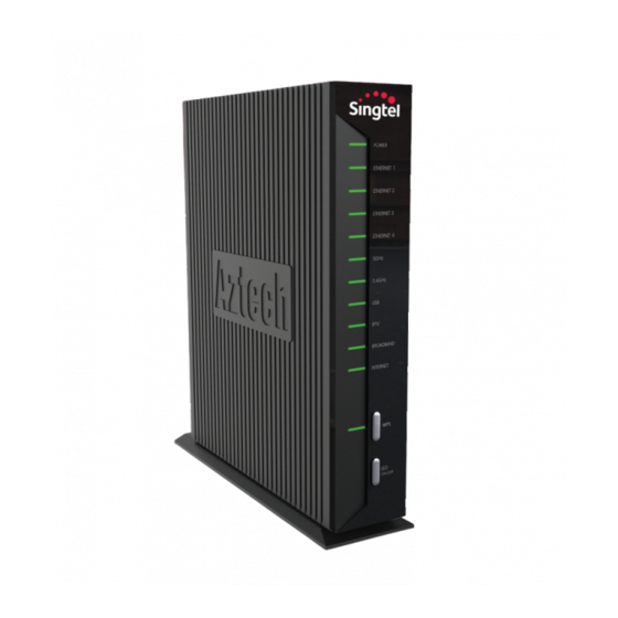 Aztech Singtel FG7009GR Quick Installation Manual
