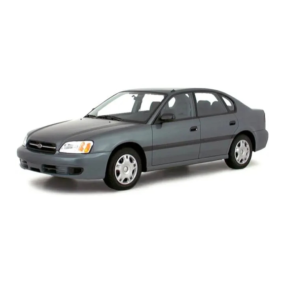 Subaru LEGACY 2001 Service Manual