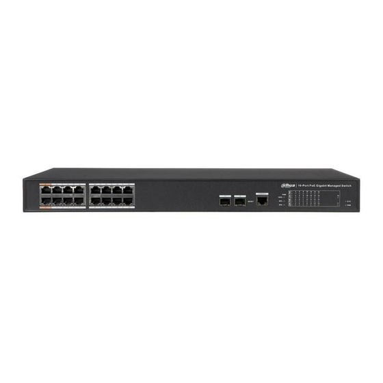 Dahua PFS4226-24GT-240 Web Config Manual