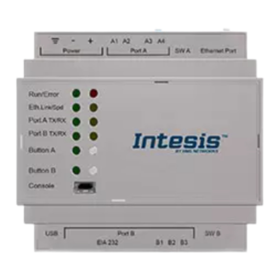 IntesisBox PA-AC-MBS-16 Installation Sheet