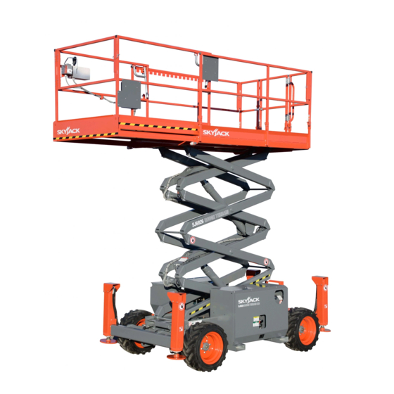 Skyjack Compact Rough Terrain Series Maintenance And Parts Manual