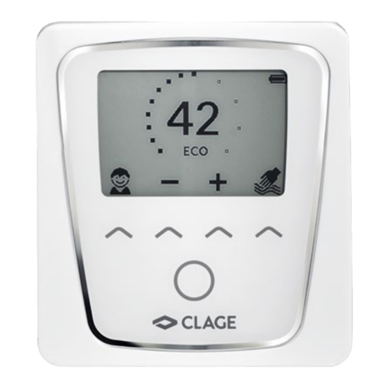 clage FX Next Operating And Installation Instructions