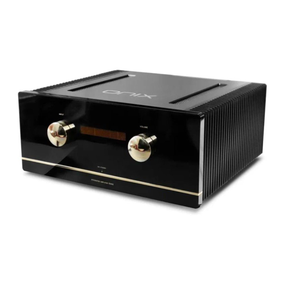 ONIX OIA92 OWNER'S MANUAL Pdf Download ManualsLib