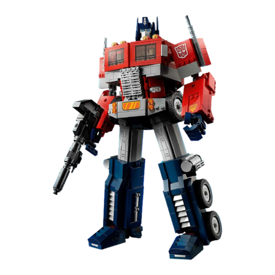GAME OF BRICKS Optimus Prime 10302 Instruction Manual