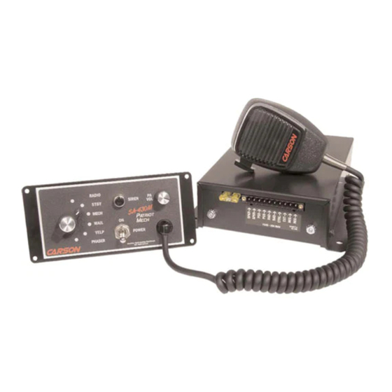 Carson SA-430-63D Technical Bulletin