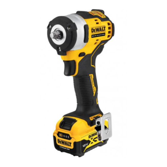 DeWalt XR DCF903 Original Instructions Manual