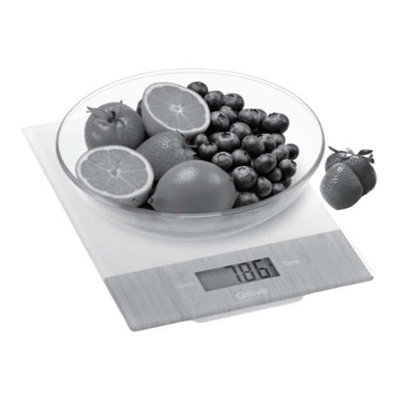 User Manuals: Qilive Q.5211 Electronic Kitchen Scale