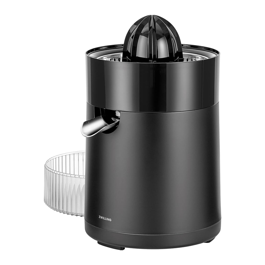 Zwilling ENFINIGY (53109-0) - CITRUS JUICER Manual