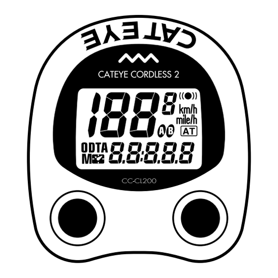 Cateye CC-CL200 Instruction Manual