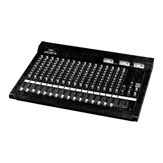 Yamaha MC802 Operating Manual