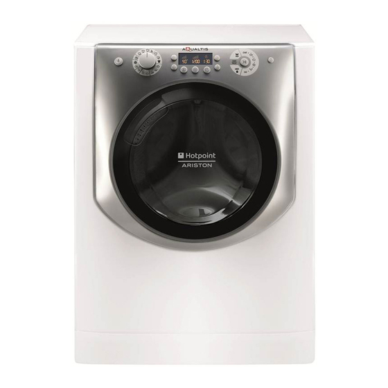 Hotpoint Aqualtis AQ73F 49 E Instructions For Installation And Use Manual