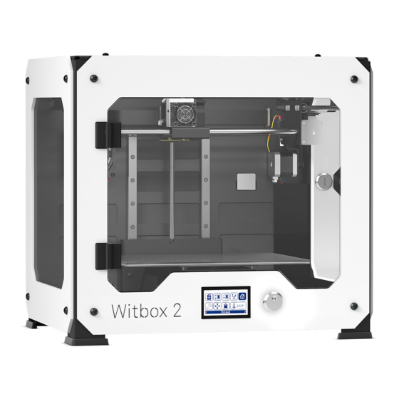 bq witbox 2 Quick Start Manual