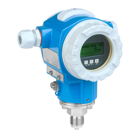 Endress+Hauser Cerabar S PMC71 Technical Information
