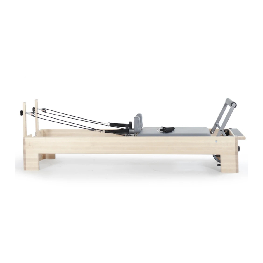 Balanced Body Studio Reformer Quick Start Manual