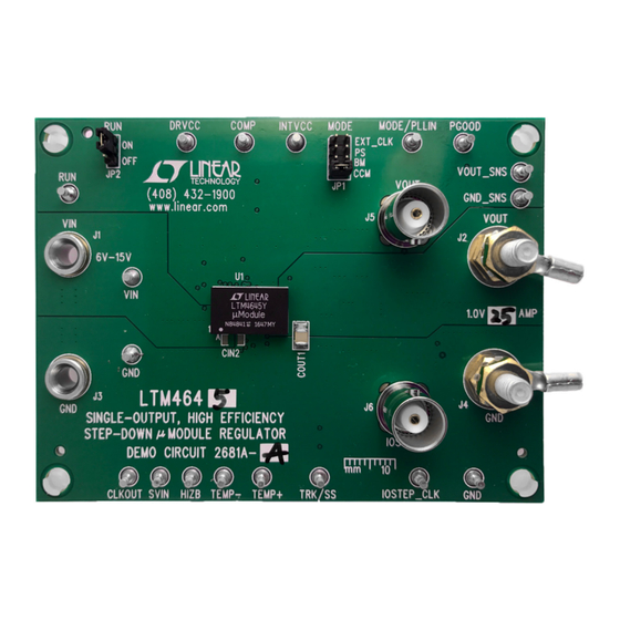 Linear Technology LTM4645 Demo Manual