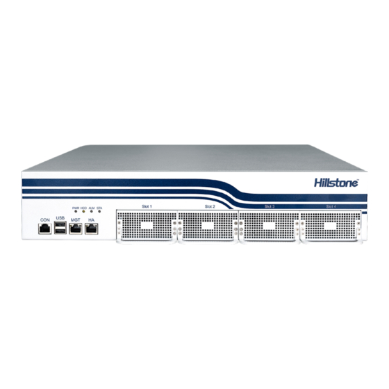 Hillstone ADC Hardware Reference Manual