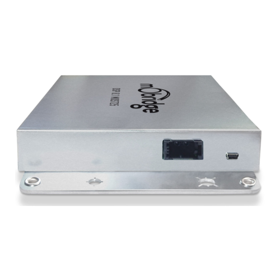 Mobridge K2 MOST25 8.1.1 Installation And User Manual