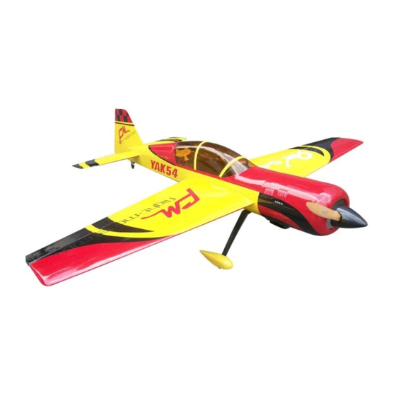 Flight Model YAK-54 35-40CC Manuals