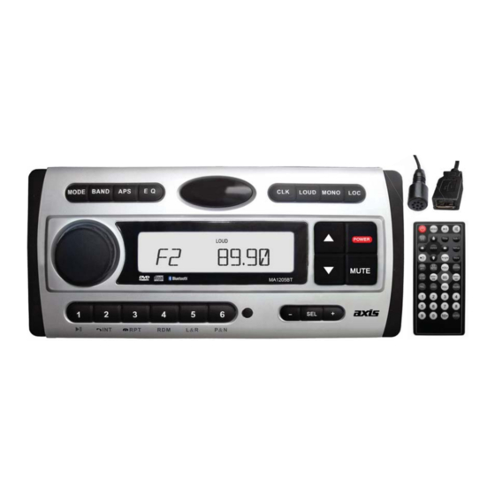Axis MA 1205BT Manuals