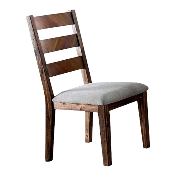 Furniture of America Signe CM3346SC-2PK Assembly Instructions