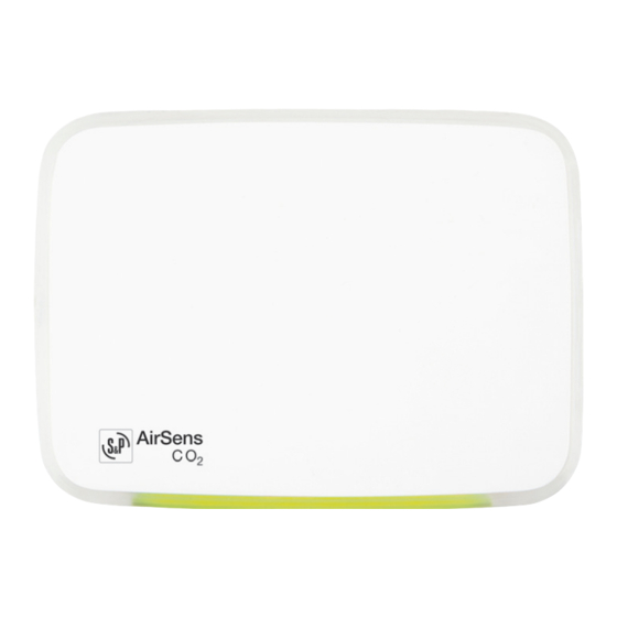 S&P AIRSENS WIFI CO2 Instruction Manual