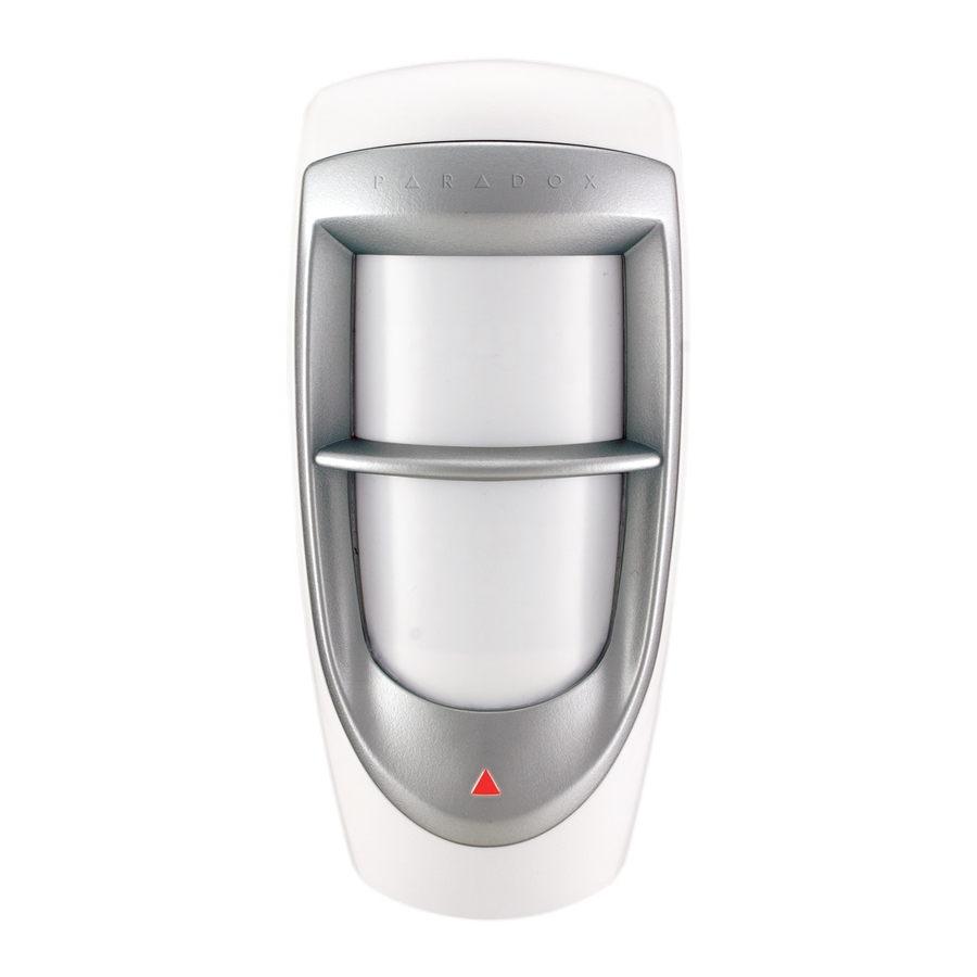 Paradox PMD85 - Outdoor Digital Dual-Optic High-Performance PIR Manual