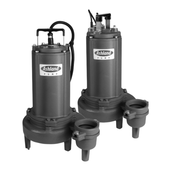 Ashland SWF100 Operation, Performance, Specifications And Parts Manual