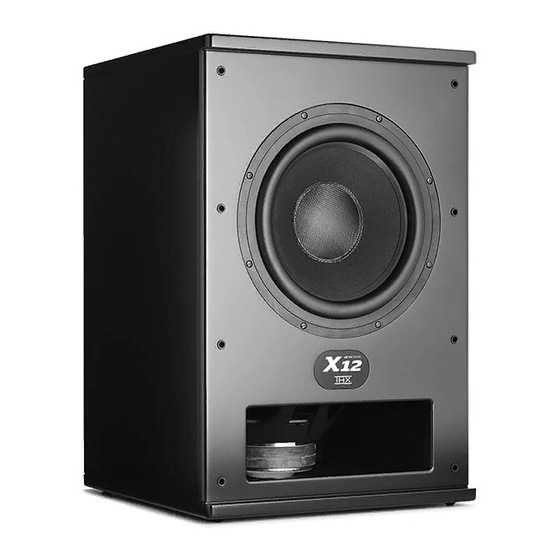 M&K Sound X10 Operation Manual