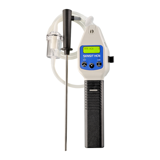 SENSIT Technologies HCN Quick Start Instructions