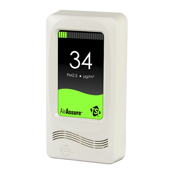 TSI Instruments AIRASSURE PM2.5 Firmware Update Instructions