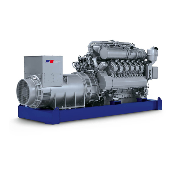 MTU 16V4000C11 Operating Instructions Manual