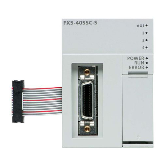 Mitsubishi Electric MELSEC iQ-F FX5 Series User Manual
