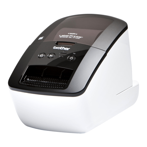 Brother &amp;trade; QL-710W User Manual