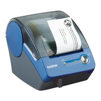 Brother QL 550 - P-Touch B/W Direct Thermal Printer Operation Manual