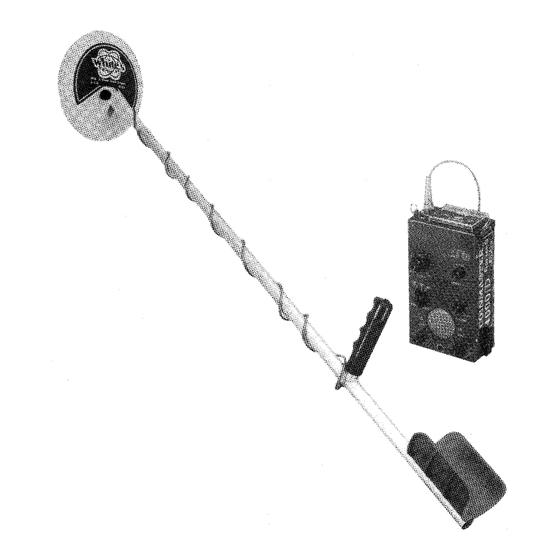 Whites Coinmaster 400 Series 2 Operator Instructions Manual