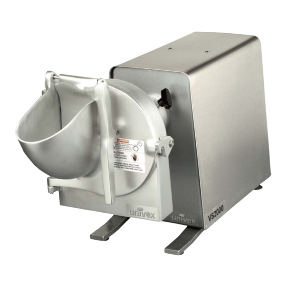 Univex VS2000 Operator's Manual