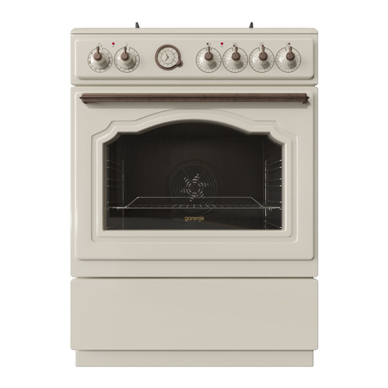 Gorenje Classico series Instructions For Use Manual