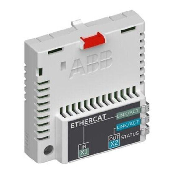 ABB FECA-01 EtherCAT Quick Installation And Start-Up Manual