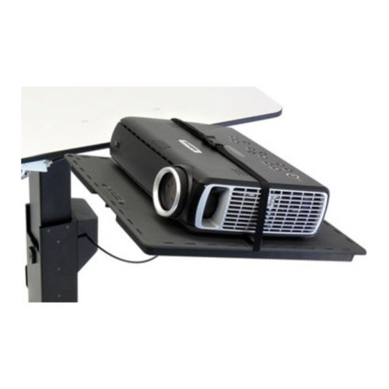 Ergotron Projector Shelf for TeachWell Assembly Instructions
