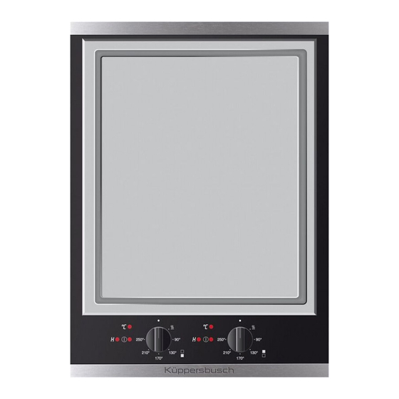 Kuppersbusch VKET3800.0 Instructions For Use And Installation