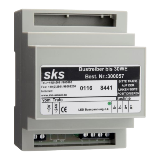 sks 300057 Installation Instructions Manual