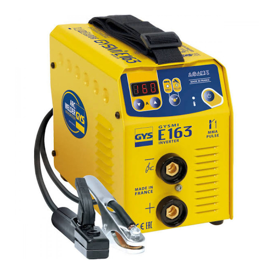 GYS GYSMI E163 Manual