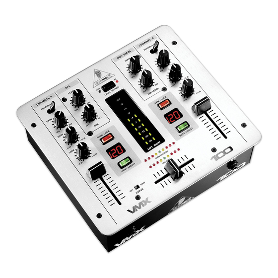 Behringer PRO MIXER User Manual