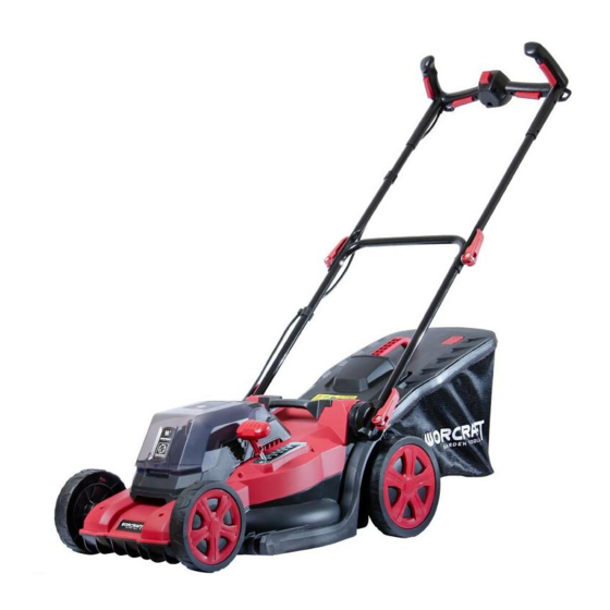 User Manuals: Worcraft CLM-S40LiB Cordless Lawn Mower