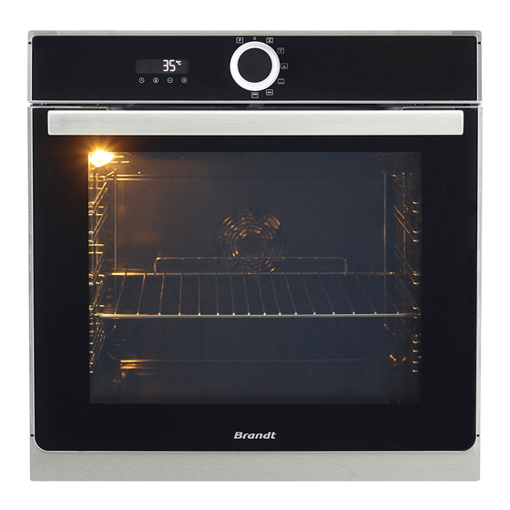 Brandt BXP6555W User Manual