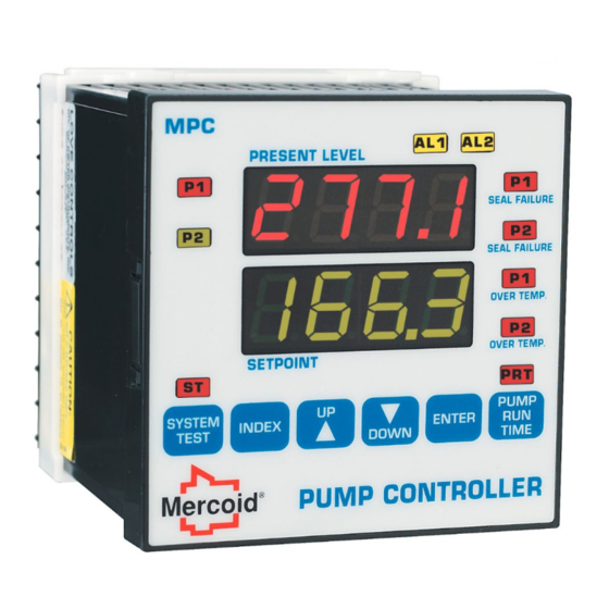 Mercoid MPC Series Specifications-Installation And Operating Instructions