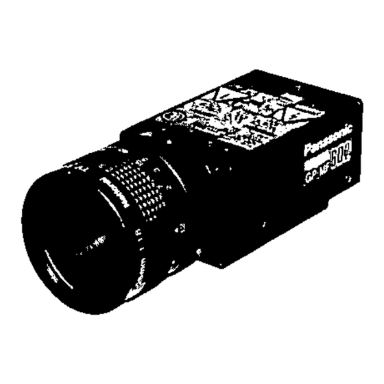 Panasonic GP-MF602 Operating Instructions Manual