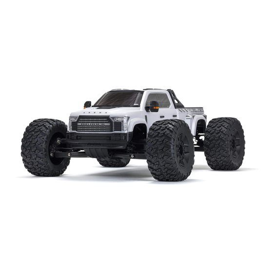 Horizon Hobby ARRMA BigRock CREW CAB BLX6S Instruction Manual
