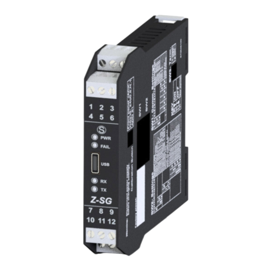 Seneca Z-SG Installation Manual